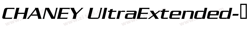 CHANEY UltraExtended字体转换